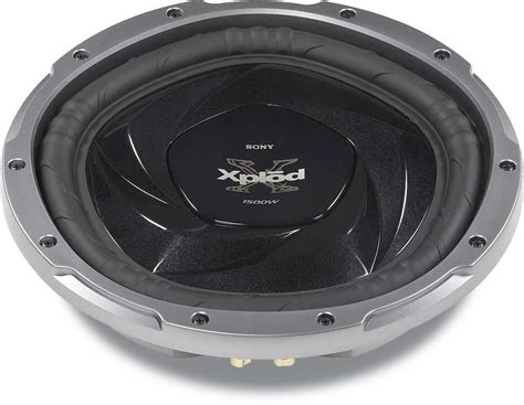 sony xplod xs ls shallow mount   ohm subwoofer  crutchfieldcom