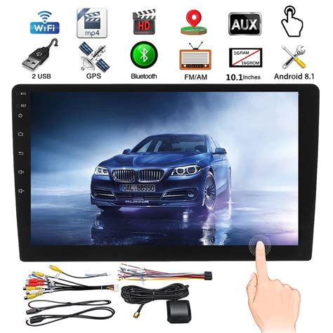 bluetooth car stereo  din  touch screen mp player android  wifi gps navigation