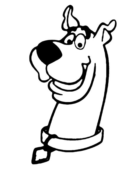 scooby doo coloring pages scooby dooby doo print color craft