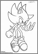 Sonic Coloring Super Pages Hedgehog Hyper Metal Cp11 Getdrawings Deviantart Template sketch template