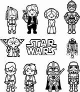 Wars Star Coloring Pages Kids Baby Silhouette Desenho Lego Choose Board Clipart sketch template