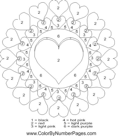 valentines color  number pages valentine coloring pages valentine