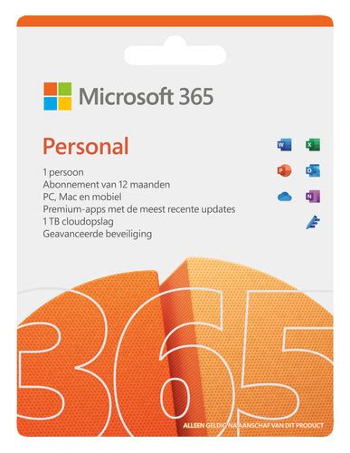 microsoft office  personal  year subscription coolblue   delivered tomorrow