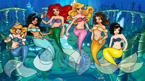 Disney Mermaid Princesses Classic Disney Photo 1301925