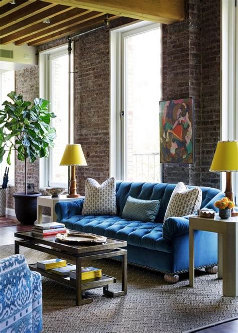 cheerful interior design ideas  colorful sofa interior idea