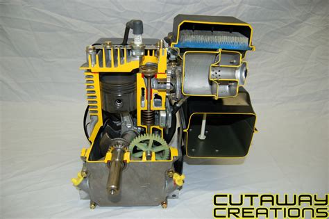 hp small engine cutaway creations