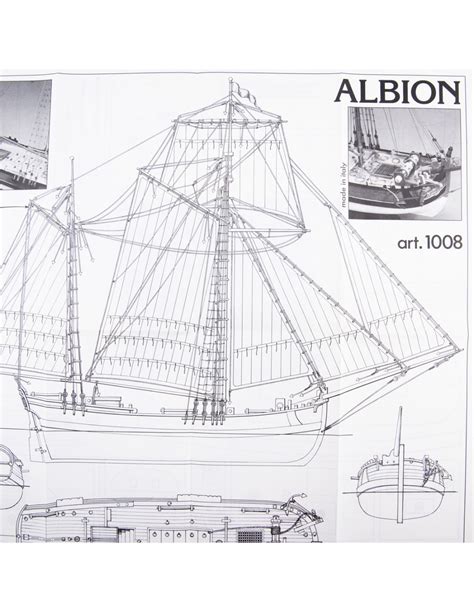 amati model albion ship plan construction plans