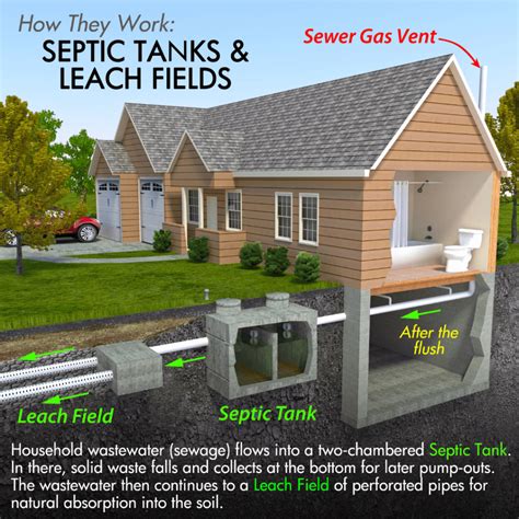 septic tank   leach field