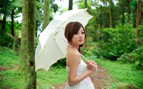 Girl With Umbrella ~ Beautiful Girl Wallpapers