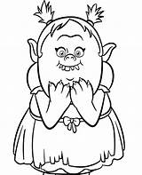 Coloring Trolls Bridget Pages Printable Topcoloringpages Print Character Kids Sheet sketch template