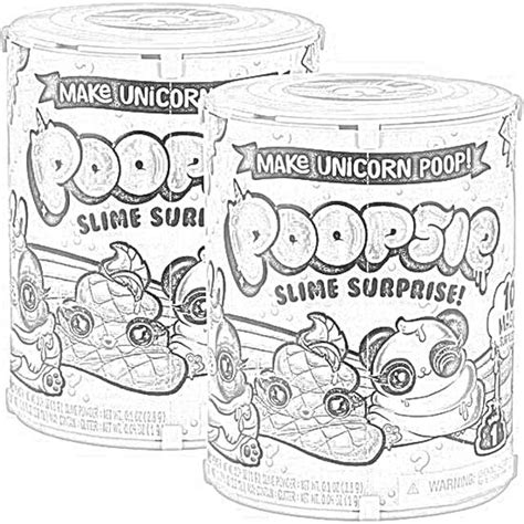 poopsie slime surprise unicorn coloring sheet coloring pages