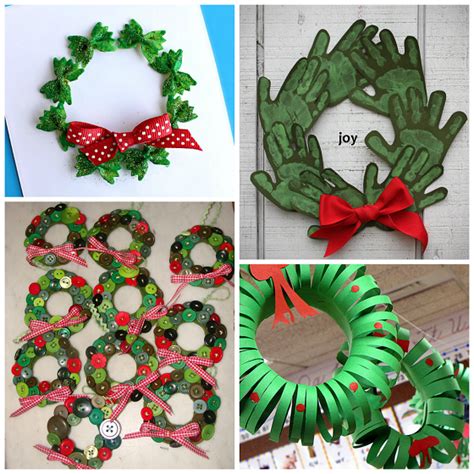 christmas wreath craft ideas  kids crafty morning