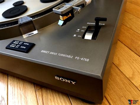 sony ps 4750 direct drive turntable in excellent condition photo