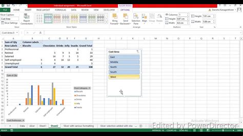 How To Make Slicer Using Ms Excel Youtube