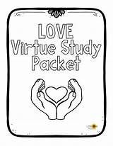 Virtue Bahai Packet sketch template