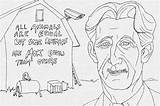 Coloring Author Book Orwell Customizable Started Templates Unique Own Website Create sketch template