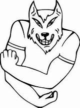Wildcat Coloring Pages Arizona Wildcats University Mascots 4bl Muscled Mascot Sticker Action Sports Decals Template Logo sketch template