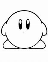 Kirby Coloring Pages Print Mario Kids Color Cute Super Online Clipartmag Doodles Nintendo Characters Playing Pokemon Tattoos Cartoon Popular sketch template