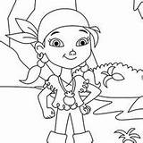 Izzy Pirate Pirates Neverland Tudodesenhos Getdrawings Printables sketch template