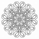Mandala Coloring Mandalas Abstract Pages Adults Patterns Geometric Ribbons Relaxation Adult Zen Motifs Simple Indian Elegant Vector Oriental Will Guaranteed sketch template