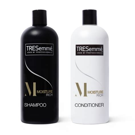 tresemme moisturizing shampoo  conditioner moisture rich  oz