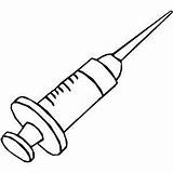 Injection Syringe Clip Aletleri Doktor Enfermagem sketch template