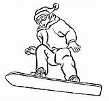 Snowboarding Coloring Pages Snowboard Winter Kids Ski Clipart Sports Color Printable Snow Colouring Print Skiing Sheets Clip Sport Book Ws3 sketch template