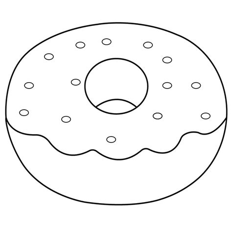 donut hole coloring page coloring pages