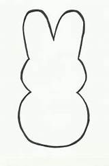 Peep Easter Bunny Coloring Paint Kids Puffy Peeps Craft Pages Printable Sassy Sassydealz Colouring Diy Hoppy Crafts sketch template