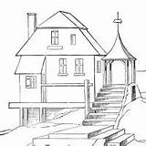 House Coloring Pages Book Cartoon Printable Print Houses Kids Clipart Colouring Drawing Library Sheets Popular Big Click Casa Printables Building sketch template