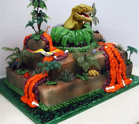 images  dinosaur cakes  pinterest