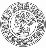 Calendario Mayan Mayas Azteca Supercoloring Dioses Aztec Symbols Prehispanicos Aztecas Maia Book Variedad Páginas Gran Símbolos Calendarios Pantheon Regarding Inca sketch template
