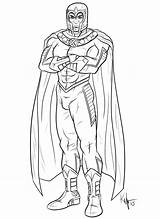 Magneto Coloring Pages Astonishing Marvel Rogue Template Deviantart sketch template