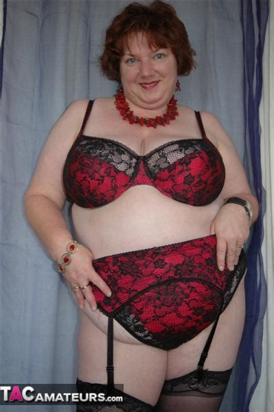 Today I Show Off And Pose For You In My New Black And Red