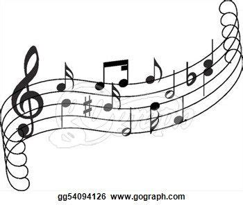 vector art musical staff theme eps clipart gg clip art