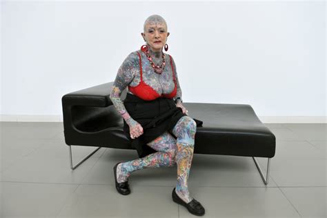 È morta la nonna più tatuata del mondo ilgiornale it