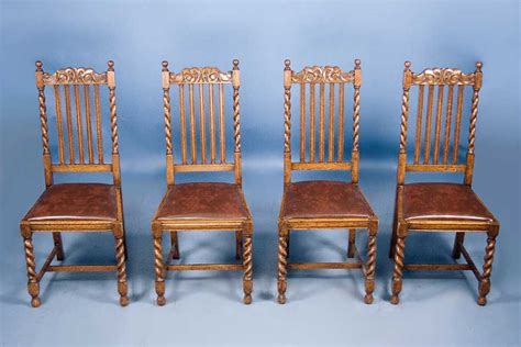 antique chairs set antique oak barley twist dining