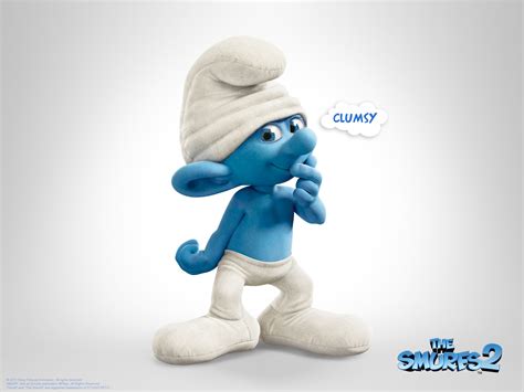 clumsy  smurfs   hd wallpapers
