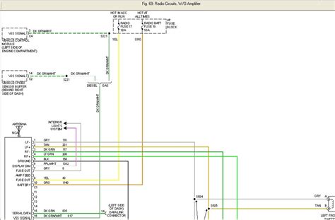 chevy  radio wiring color code diagrams justanswer