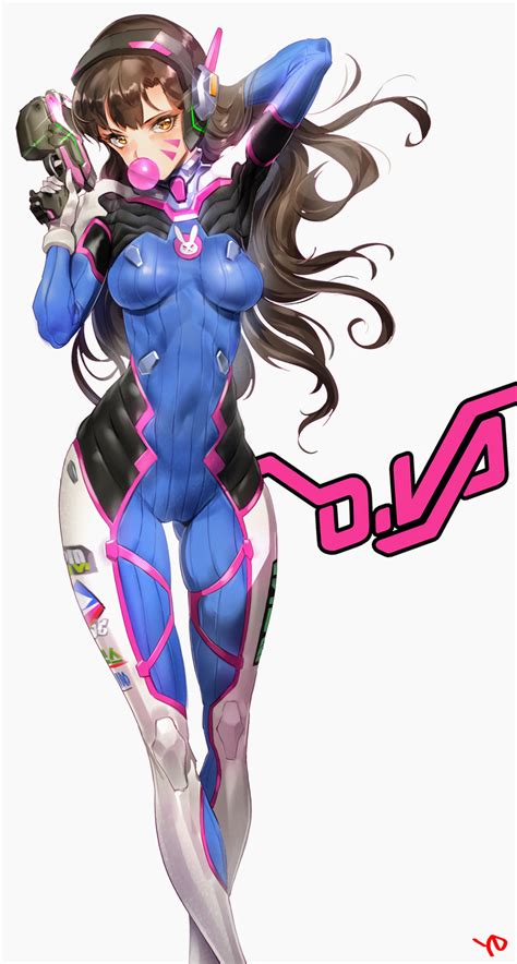 D Va Overwatch Fanart Game Animegirl Gg