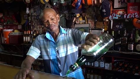 serving  green rum  curacaos netto bar youtube