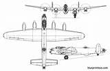 Lancaster Avro Plans Plan Model Airplanes Airplane Aerofred Plane sketch template