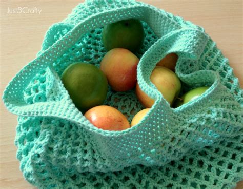crochet mesh grocery tote pattern   crafty