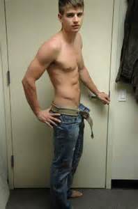 shirtless male hunk bare feet jeans nice abs athletic build photo 4x6 p1625 ebay