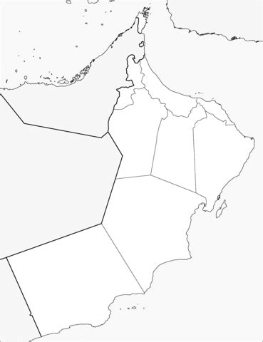 oman map coloring page  printable coloring pages