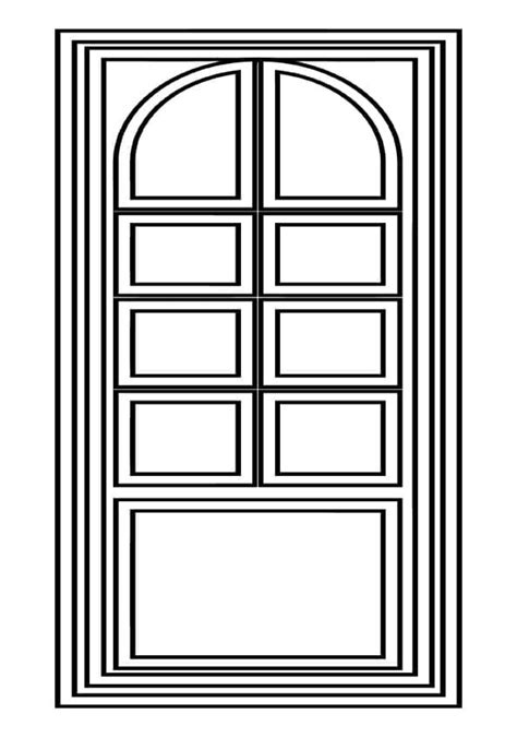 door coloring pages  printable coloring pages  kids