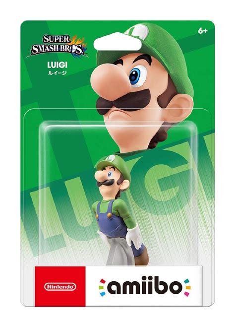 Luigi Amiibo Japan Import Super Smash Bros Series