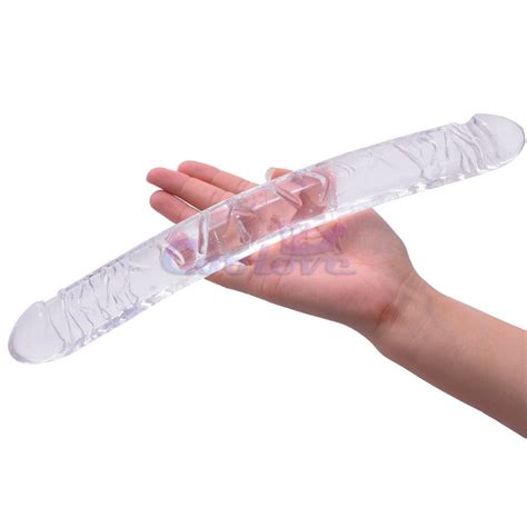 13 2 inch silicone double ended dildo double dong jelly sex toy lesbian