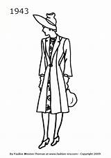 1943 Silhouet Louboutin sketch template