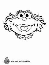 Sesame Street Zoe Coloring Pages Print Colour Birthday Characters Abc Elmo Colouring Abc4kids Streets Templates Au Scrapbooking Kids sketch template